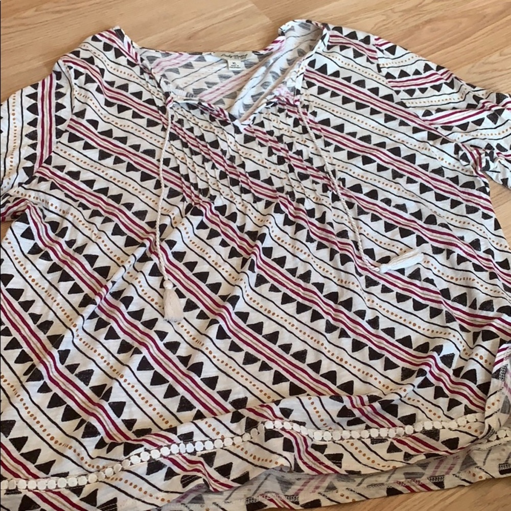 Lucky Brand tribal long sleeve
